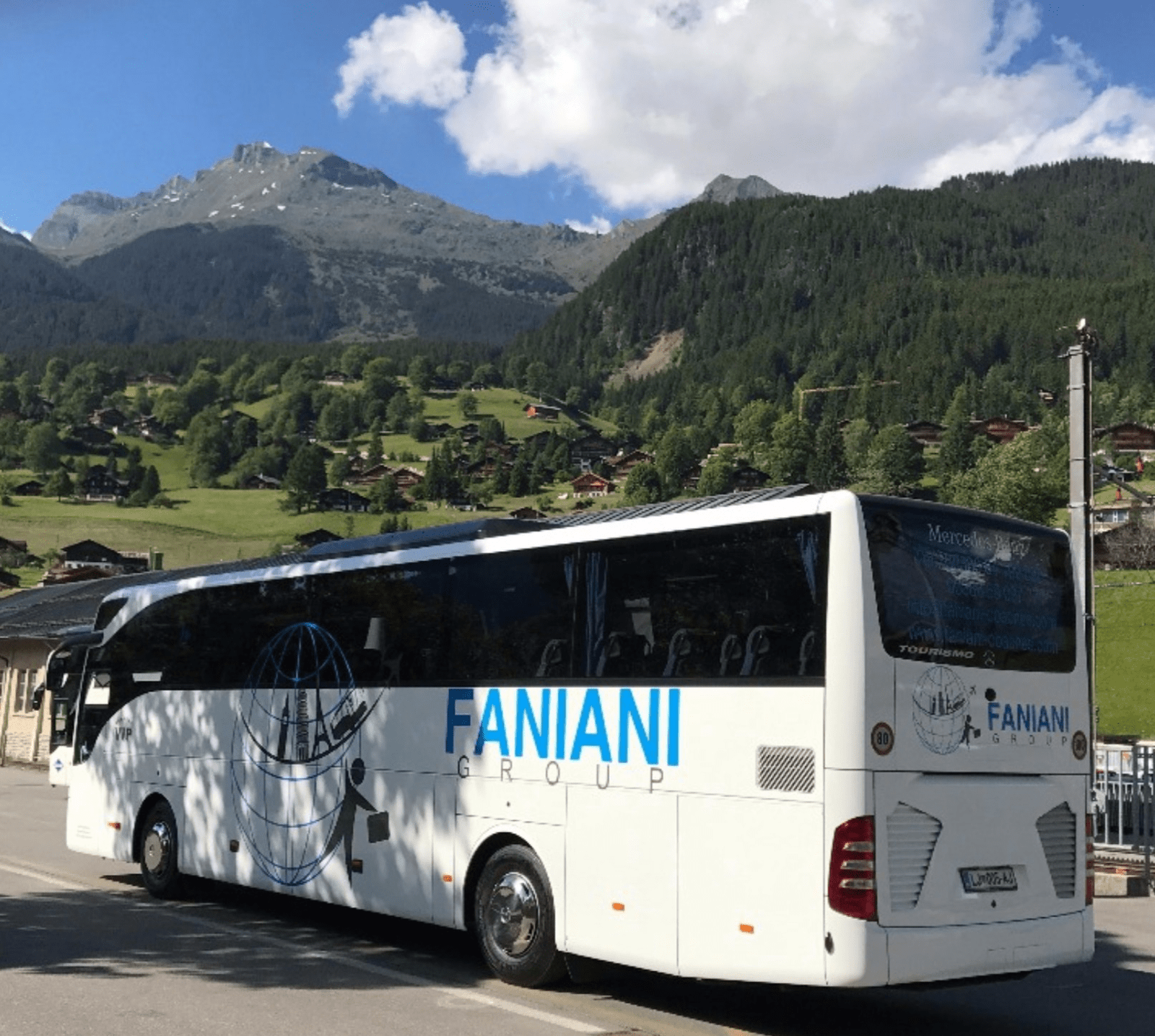 Faniani Coaches Mercedes bus