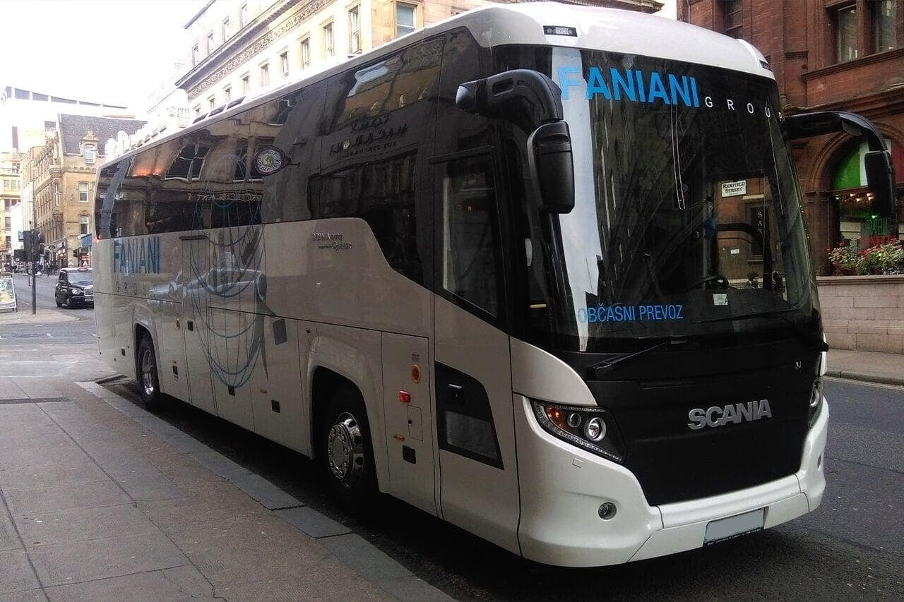 Scania Bus Parked