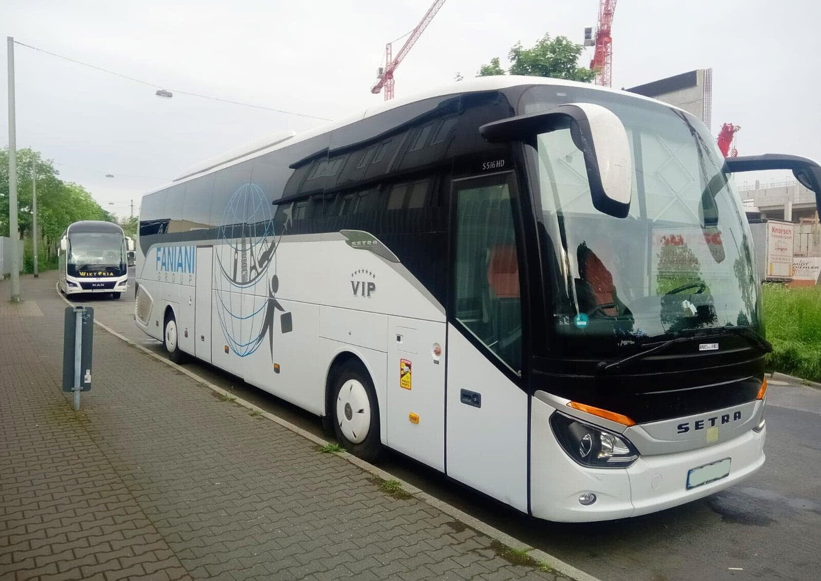 Setra Bus Parked